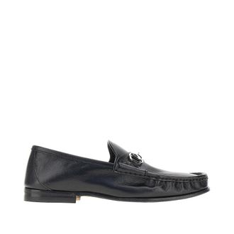 Gucci Leather Lugano loafers Man 8+