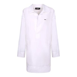 Dsquared2 Tunics - female - Dsquared2 - Tunics - White - XS - Blouses & Shirts