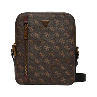 Guess Tassen, Heren, Bruin, ONE Size, Elegante Bruine Schoudertas