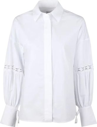 Stenstr&ouml;ms Lizette Blouse - Dames - Overhemden - Wit - S - Katoen - Overhemden