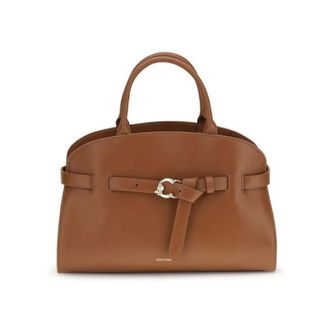 Coccinelle Handbags, female, Brown, Size: ONE SIZE Bos Taurus Handbag