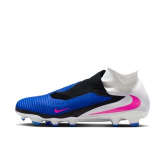 Nike Mens Phantom 6 High Pro Firm-Ground Soccer Cleats in Blue | HQ2311-446