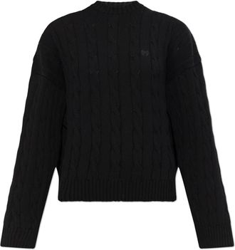 Balenciaga Katoenen trui - Dames - Ronde hals truien - Zwart - S - Katoen - Truien & Vesten