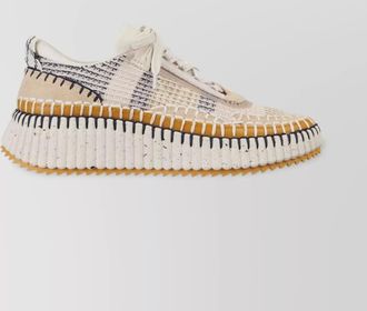 Chlo&eacute; mesh low-top sneakers