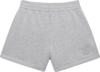 Anine Bing Lichtgrijs Kam Shorts & Knickers - Dames - Bermuda - Grijs - L - Nylon - Korte Broeken
