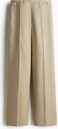 H&M Hose aus Leinenmix - Beige