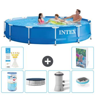 Intex Piscina Con Estructura Redonda - 366x76 Cm - 7-piezas S100