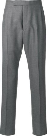 Thom Browne Klassieke Pantalon met Martingale - Heren - Nette broeken - Grijs - S - Wol - Broeken