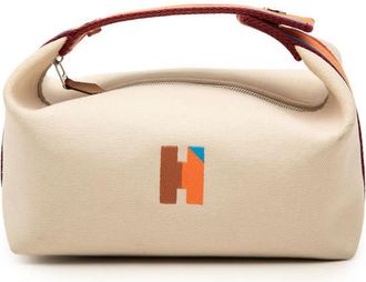 Herm&egrave;s Pre-owned Hermes Small Toile Bride A Brac H Pavillon Case Ladies OG1V72MSA1ZZUHH4