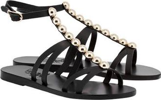 Ancient Greek Sandals Doris Embellished Ankle Strap Sandal in Gold at Nordstrom, Size 11Us