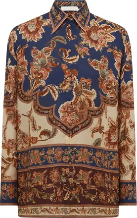 Zimmermann ASTER PRINTED SILK SHIRT - Zimmermann - Woman