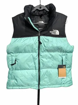 The North Face Womens 1996 Retro Nuptse Vest In Seafoam