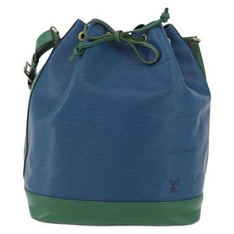 Louis Vuitton Bicolor Noe Epi Leather Blue Leather Handbag (Pre-Owned)