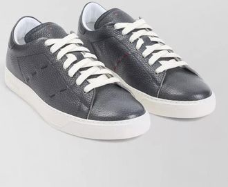 Kiton leather low-top sneakers