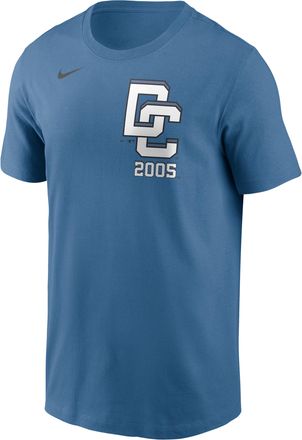Nike Washington Nationals City Connect Wordmark Nike Mens MLB T-Shirt in Blue | N19948SWTL-APT