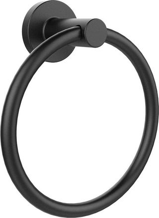 OEM Toallero De Pared Para Ba&ntilde;o, Aro Para Toallas Negro Mate, Toallero De Acero Inoxidable, Gancho Para Toallas Resistente, Apto Para Ba&ntilde;o Y Cocina