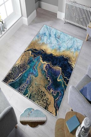 Dmora Tappeto Pataskala, Stuoia, Passatoia, Scendiletto, Multicolore, 80x150 Cm