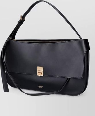Ferragamo gancini small leather clutch bag