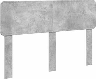 vidaXL Cabecero Gris Concreto 160 Cm Madera Contrachapada Vidaxl