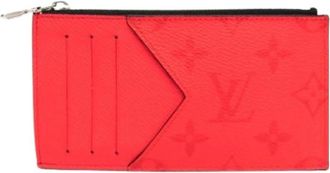 Louis Vuitton Pre-owned Fabric Wallet - unisex - Vintage Accessoires - Rood - ONE Size - Vintage