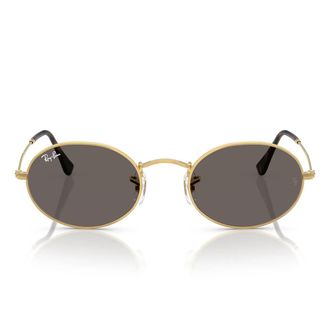 Ray-Ban Sunglasses Rb3547 N 001/B1 Oval Gold/Dark Gray Unisex