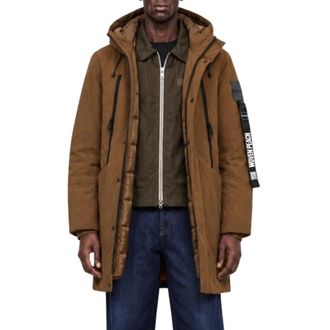 Outhere Soilmark Parka - Heren - Mantels - Bruin - Maat: XL Zijde