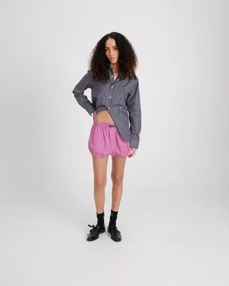 HommeGirls Classic Shirt in Black Stripe at Nordstrom, Size Medium