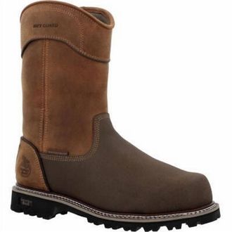 Georgia Boot Mens Brute Composite Toe Waterproof Work Boots In Brown