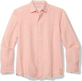 Tommy Bahama Lennox Linen Button-Up Shirt in Snapdragon at Nordstrom, Size Medium