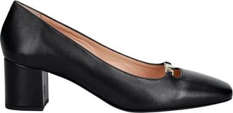 Love Moschino Blokhak Pumps - Dames - Pumps - Zwart - 38 EU - Leer - Schoenen