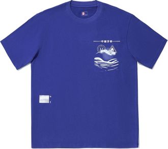 Li-Ning The Future Is Graphic T-shirt Blue AHSU233-3