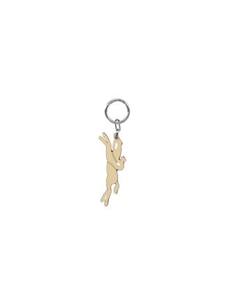 Longchamp Womens Keychains Yellow Leather