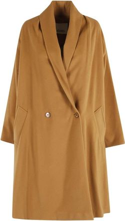 Isabel Marant Kameel Wol-Blend Elise Jas - Dames - Mantel - Geel - XS - Wol - Jassen