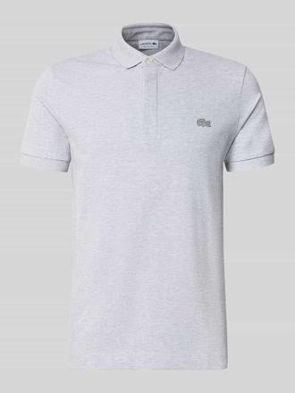 Lacoste Regular Fit Poloshirt aus Baumwoll-Mix in Hellgrau, Gr&ouml;&szlig;e XXXL