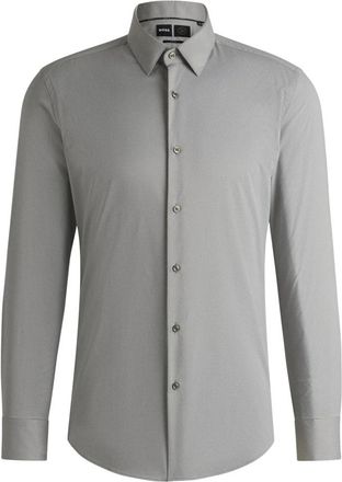 HUGO BOSS Casual Shirts - Heren - Zakelijke Overhemden - Blauw - 3XL - Overhemden