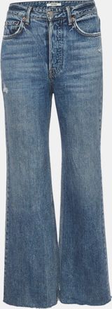 GRLFRND Grlfrnd Blue Denim Distressed Jeans S/waist
