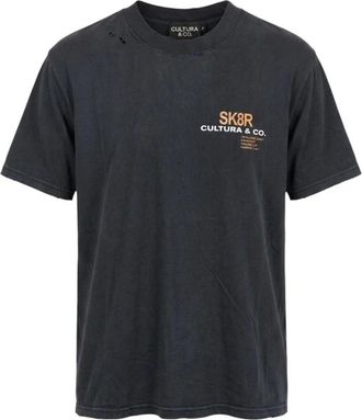 Cultura Cultura, Heren, Tops, Zwart, Maat: XS