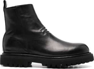 Officine Creative Heren, Schoenen, Zwart, Maat: 41 EU Leer