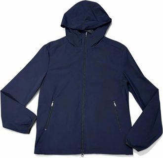 Genti Summer Jacket Monogram - Heren - Zomerjassen - Blauw - S - Jassen