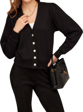Fifteen Twenty Womens Madeline Cardigan In Black