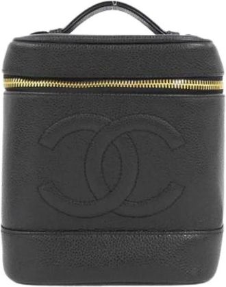 Chanel Pre-owned Handbags, female, Black, Size: ONE SIZE Pre-owned Vintage Handbag