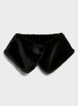 Simons Womens Faux-fur faux collar