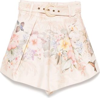 Zimmermann Silk And Cotton Blend Shorts