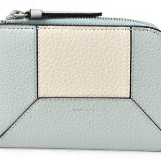 Jimmy Choo London Blue Leather Wallet (Bi-Fold) (Pre-Owned)