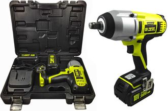 Trade Shop Trade Shop - Avvitatore A Impulsi Percussione Per Bulloni Pneumatici Cordless 450nm Hdl10505