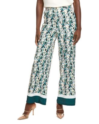 Gracia Floral Print Wide Leg Pant
