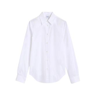 Aspesi Shirts, female, White, Size: XS Camisa recta popelin
