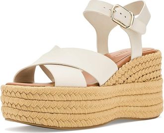 Marc Fisher Pasion Womens Dress Sandals Cream Leather : 9.5 M, Suede