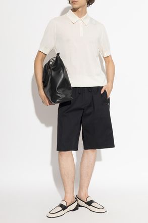 Dolce & Gabbana Cashmere Polo, Mens, Cream