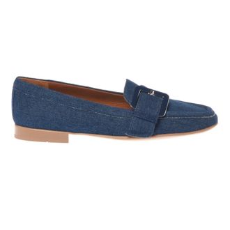 Baldinini Denim Loafer - female - Baldinini - Loafers - Blue - 5 1/2 UK - Shoes